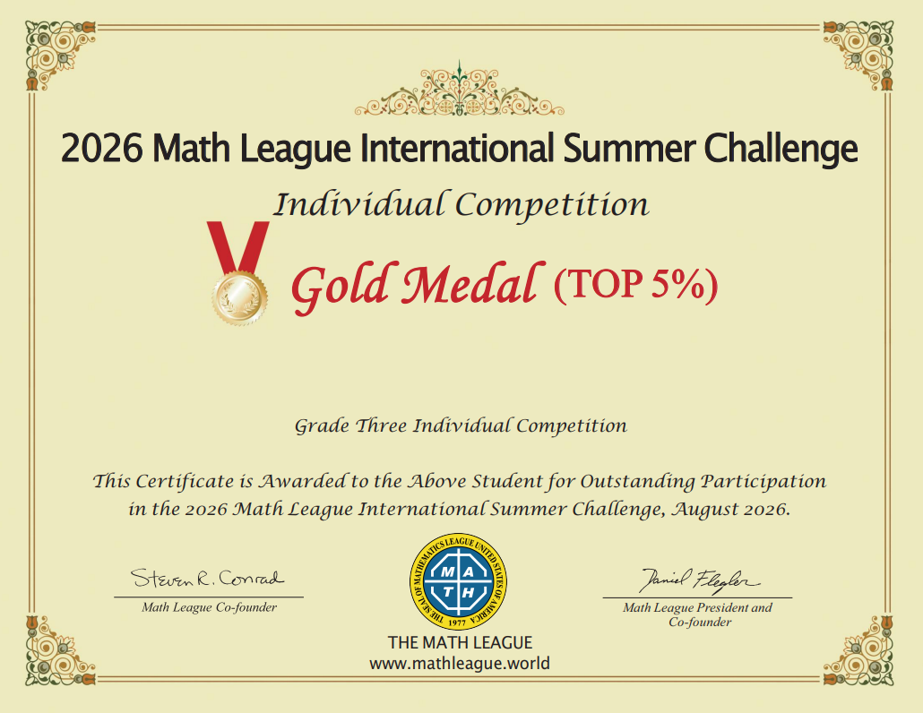 Honor Roll of Distinction Certificate Top 8% 证书